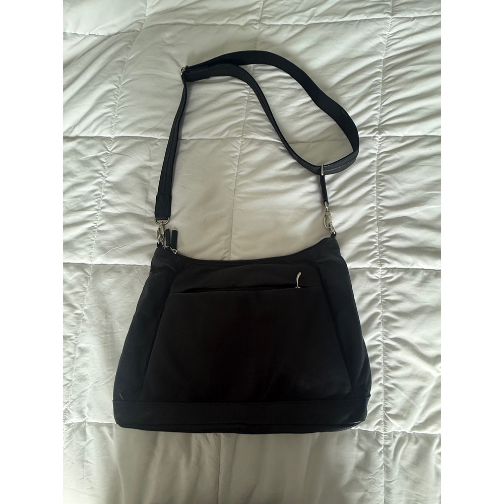 Gun Tote'n Mamas Crossbody Bag Womens Medium Black Good Leather Concealed Carry